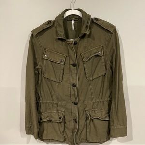 Free People Army Green Jacket